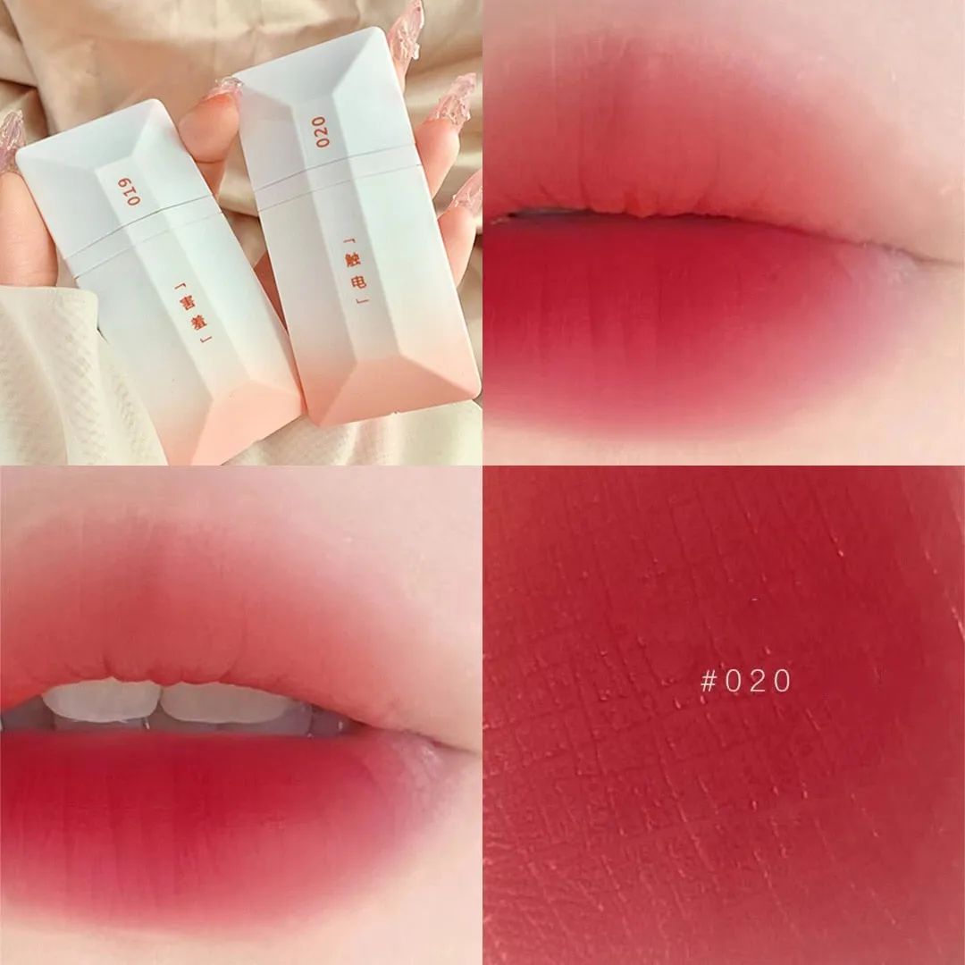 4 Colors Girl's Velvet Matte Lipstick Blush Waterproof Long Lasting Sexy Lipgloss Non-Stick Cup Makeup Lip Tint Cosmetic Makeup
