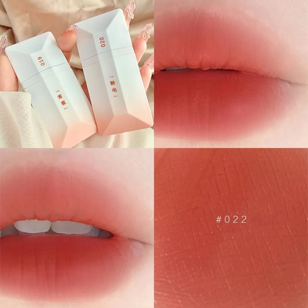 4 Colors Girl's Velvet Matte Lipstick Blush Waterproof Long Lasting Sexy Lipgloss Non-Stick Cup Makeup Lip Tint Cosmetic Makeup