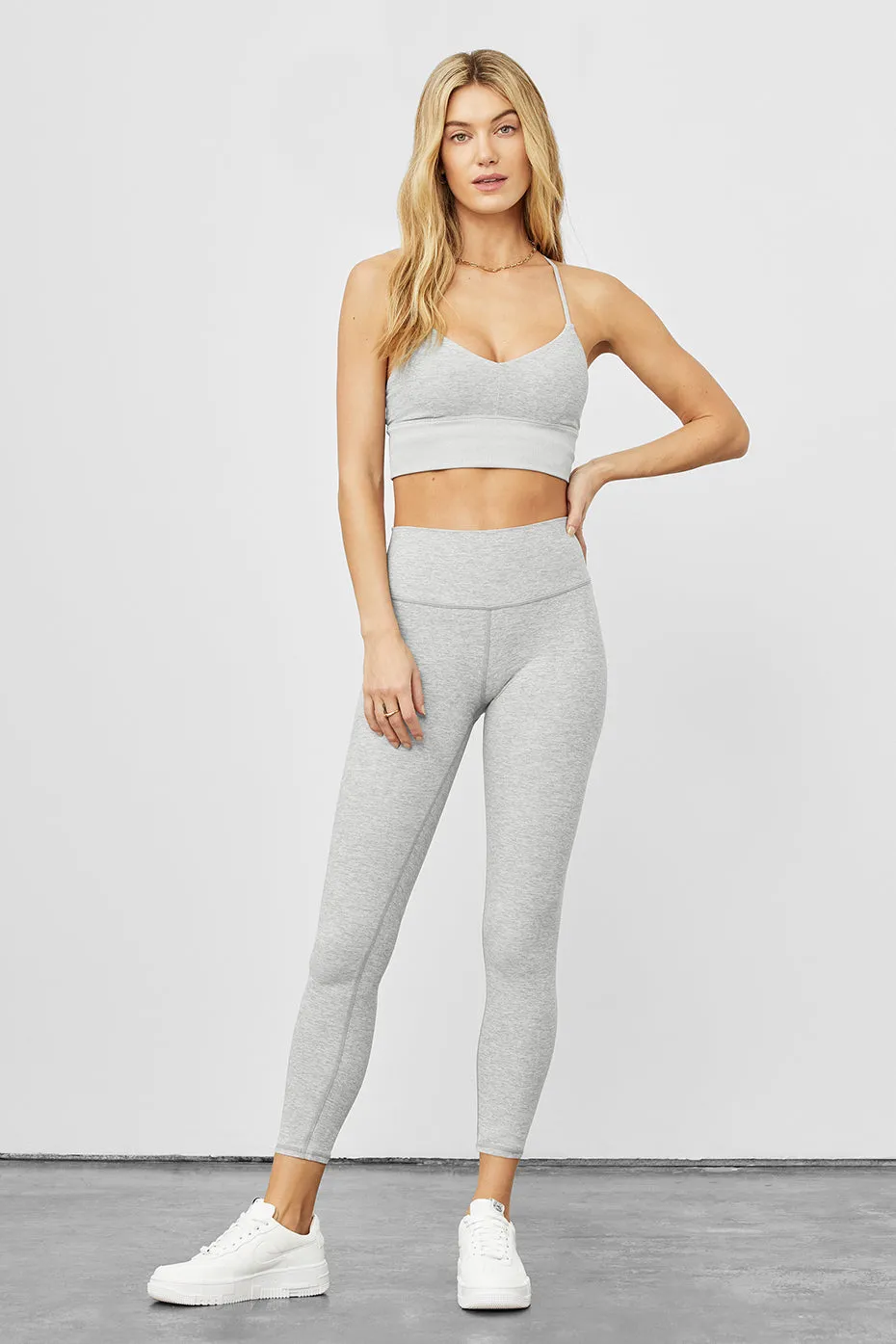 Alosoft High-Waist 7/8 Highlight Legging - Athletic Heather Grey