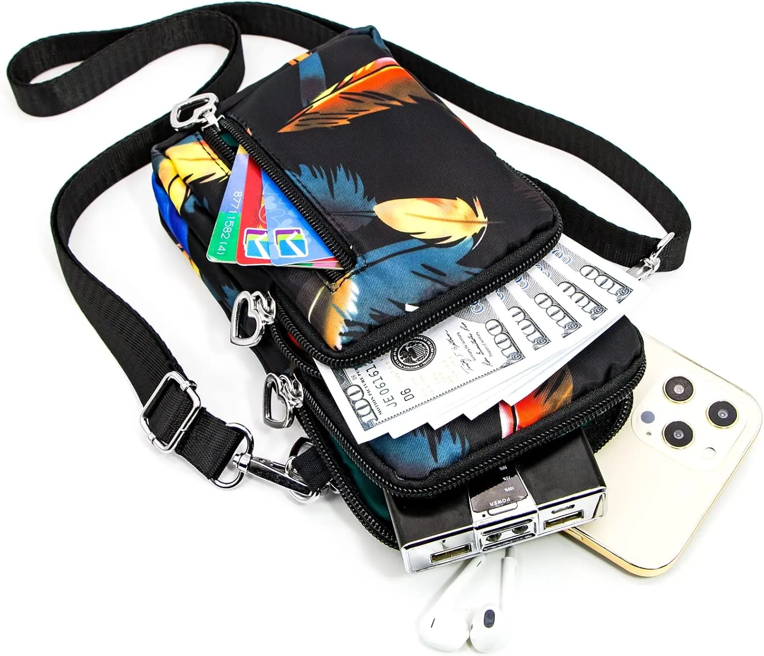 BIAOTIE Lightweight Small Crossbody bags Cell Phone Purses Travel Pouch Shoulder Bag for Women