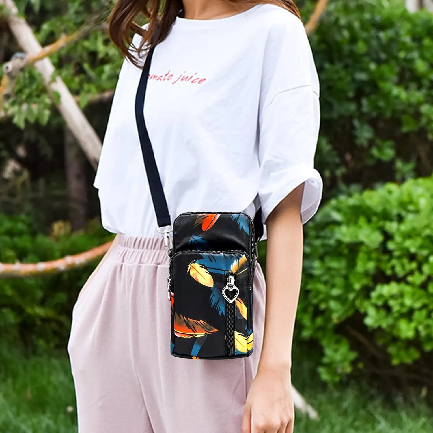 BIAOTIE Lightweight Small Crossbody bags Cell Phone Purses Travel Pouch Shoulder Bag for Women