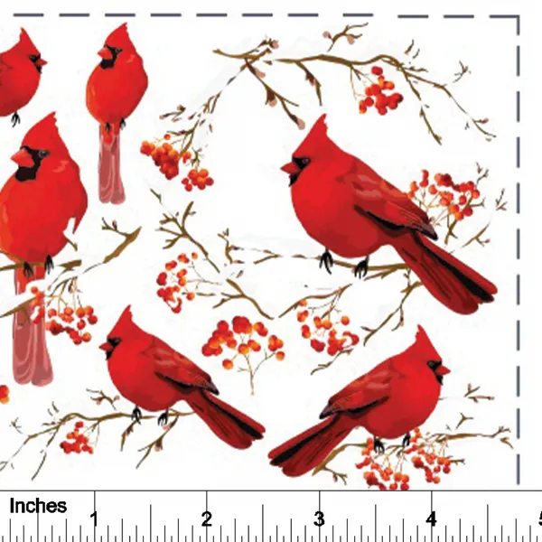 Cardinals in Snow