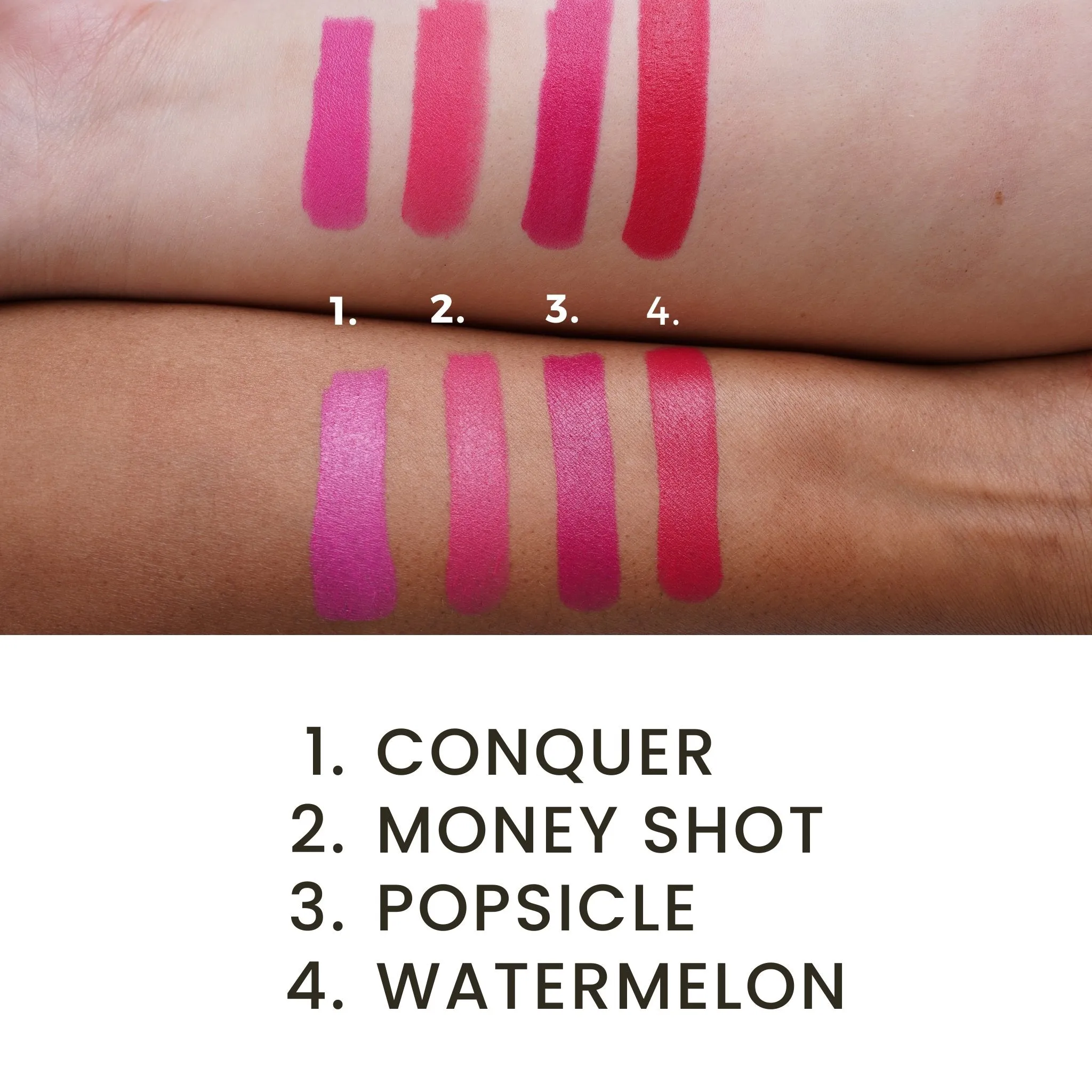 Conquer Luxe Creme Lipstick