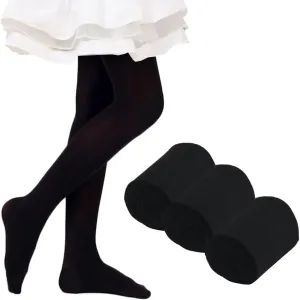 Ehdching Toddler Girls Ballet Dance Tights Little Kids Ultra Soft Footed Leggings Stockings Pantyhose