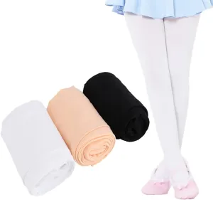 Ehdching Toddler Girls Ballet Dance Tights Little Kids Ultra Soft Footed Leggings Stockings Pantyhose