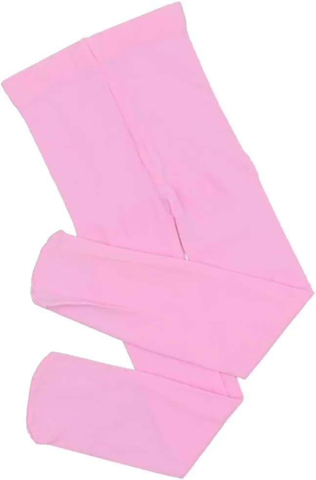 Ehdching Toddler Girls Ballet Dance Tights Little Kids Ultra Soft Footed Leggings Stockings Pantyhose