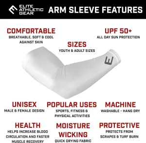 Elite Athletic Gear Ice Cream Compression Arm Sleeve - Youth & Adult Sizes - Sports & Fitness - Sold Individually