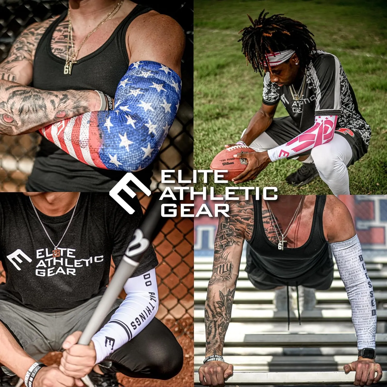 Elite Athletic Gear Ice Cream Compression Arm Sleeve - Youth & Adult Sizes - Sports & Fitness - Sold Individually