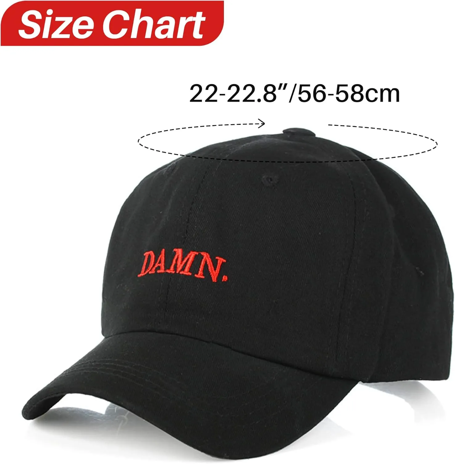 Embroidered Dad Hat Adjustable Snapback Baseball Cap