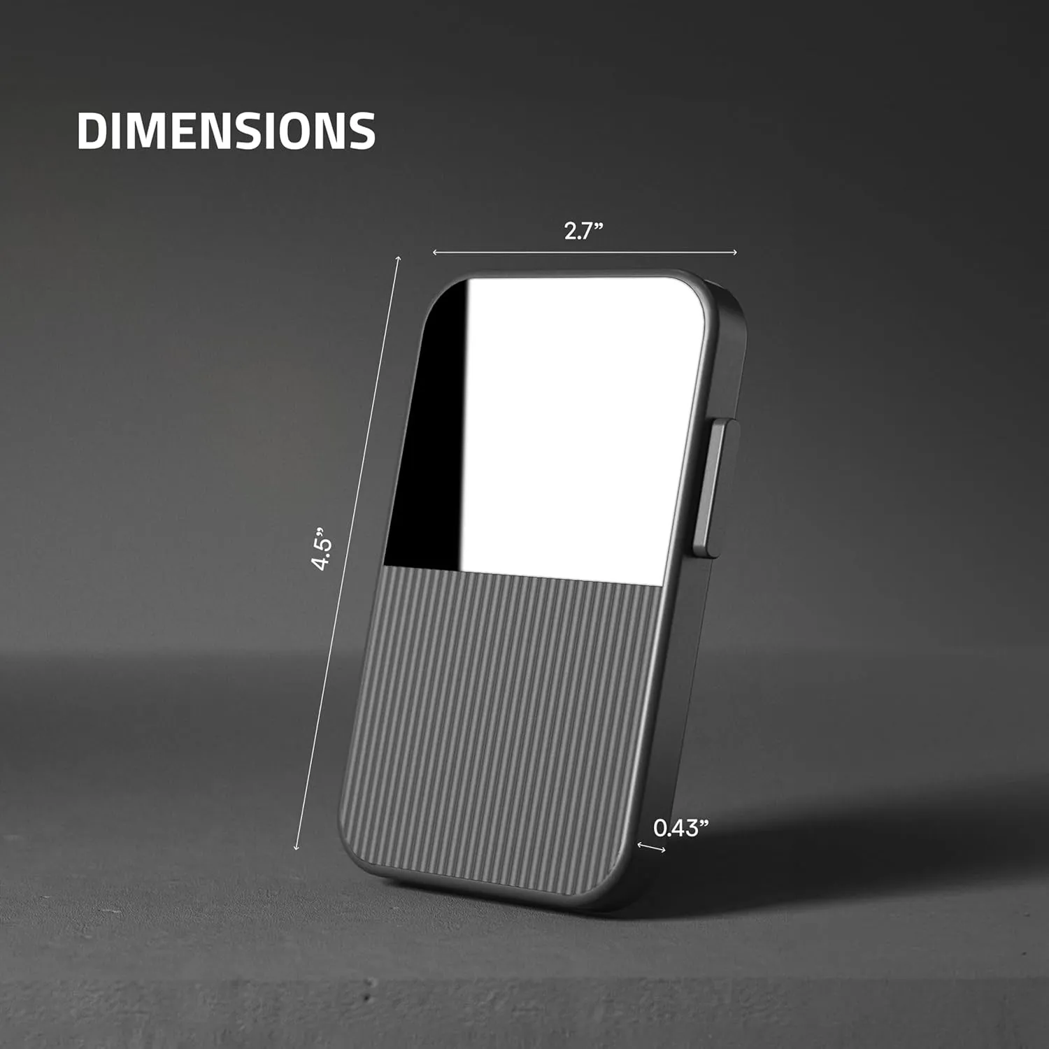 Fidelo Slim Wallet for Men  RFID Blocking Minimalist Credit Card Holder with Sliding Pop-Up Design, Front Pocket Wallet