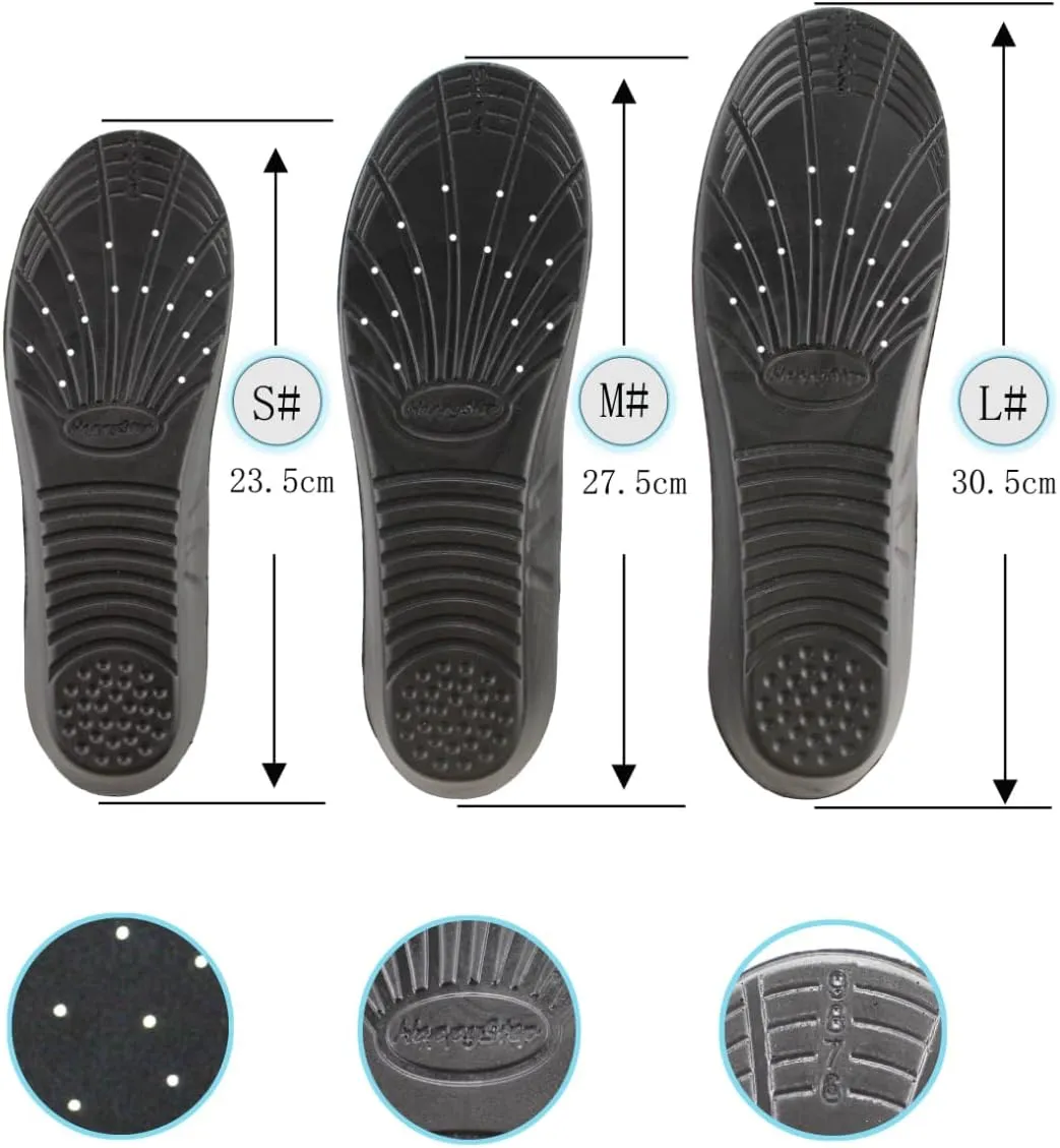 Happystep Memory Foam Insoles with Arch Support, Cushioning, and Shock Absorption - Relieve Plantar Fasciitis and Foot Pain, Comfort Everyday Shoe Insoles for Men & Women