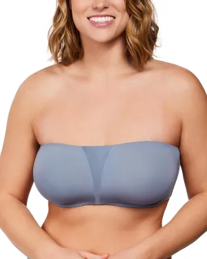 HSIA Strapless Bra for Big Bust Women, Plus Size Full Coverage Bandeau Fiery Bra Anti-Slip Underwire Support for Large Breast
