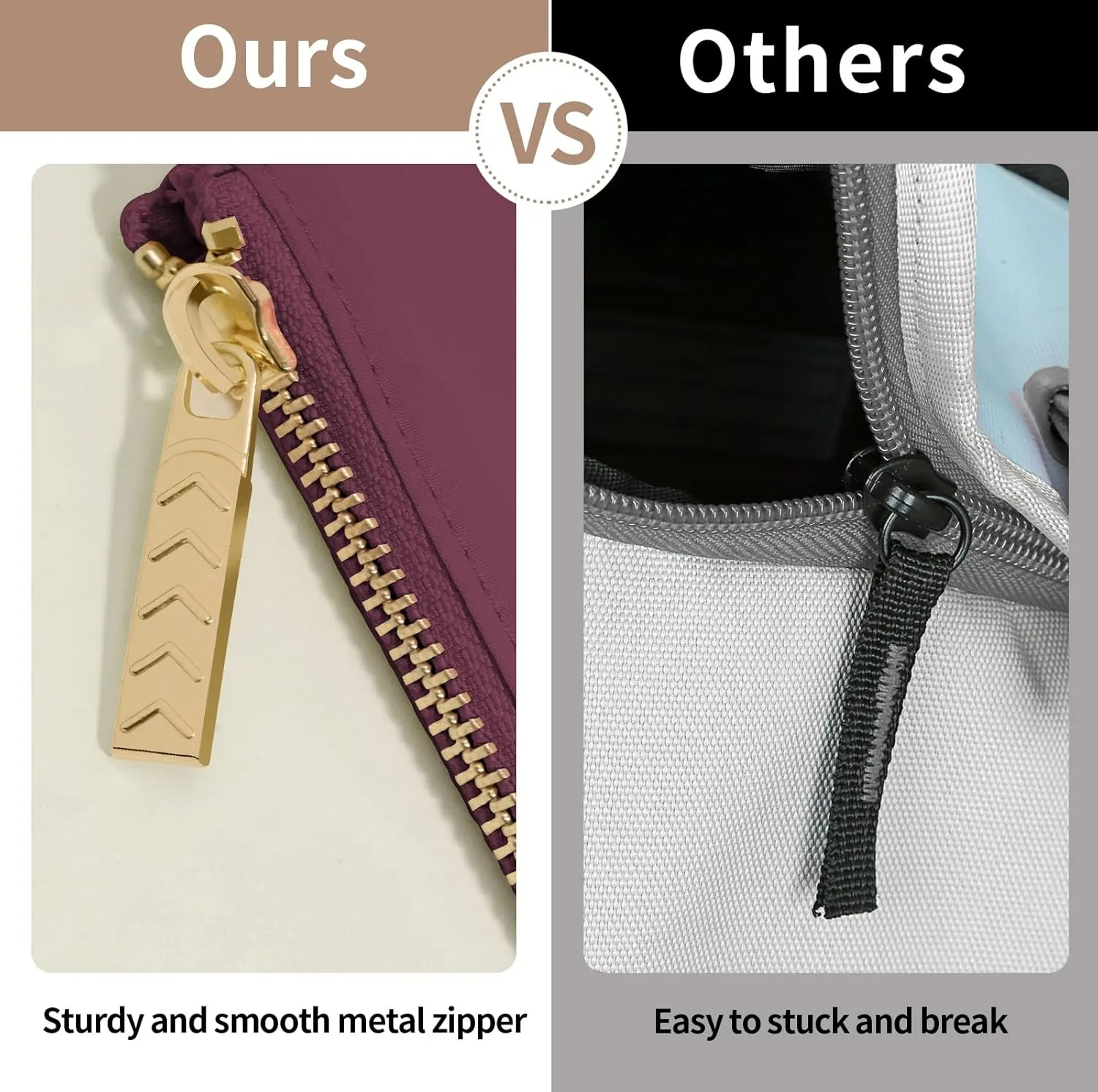 Keychain Wallet, Detachable Dual Pouch Wristlet Wallets for Women Men, Portable Mini Zip Around Small Wallet Coin Purse