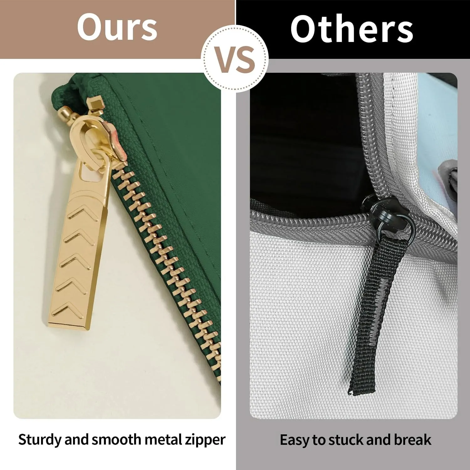 Keychain Wallet, Detachable Dual Pouch Wristlet Wallets for Women Men, Portable Mini Zip Around Small Wallet Coin Purse