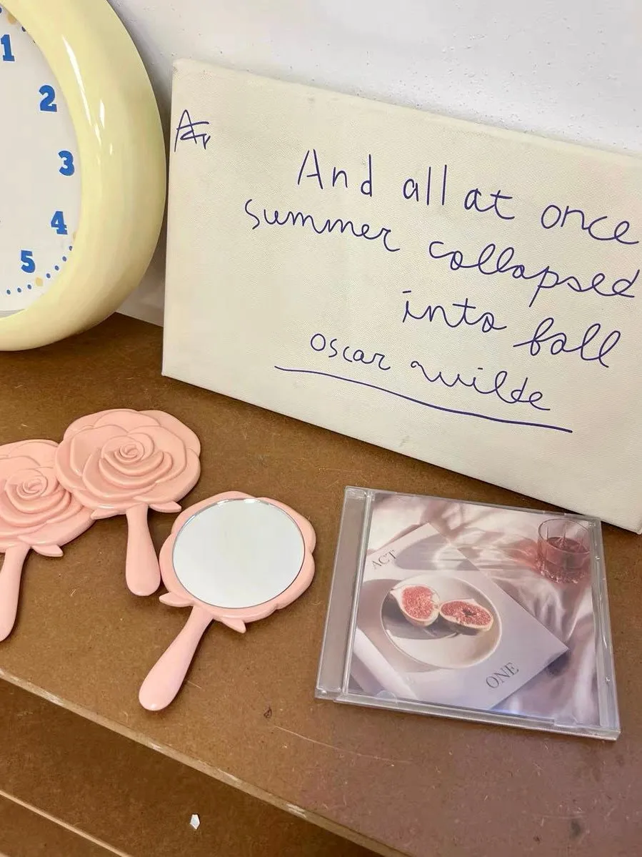 Mini Rose Hand Mirror
