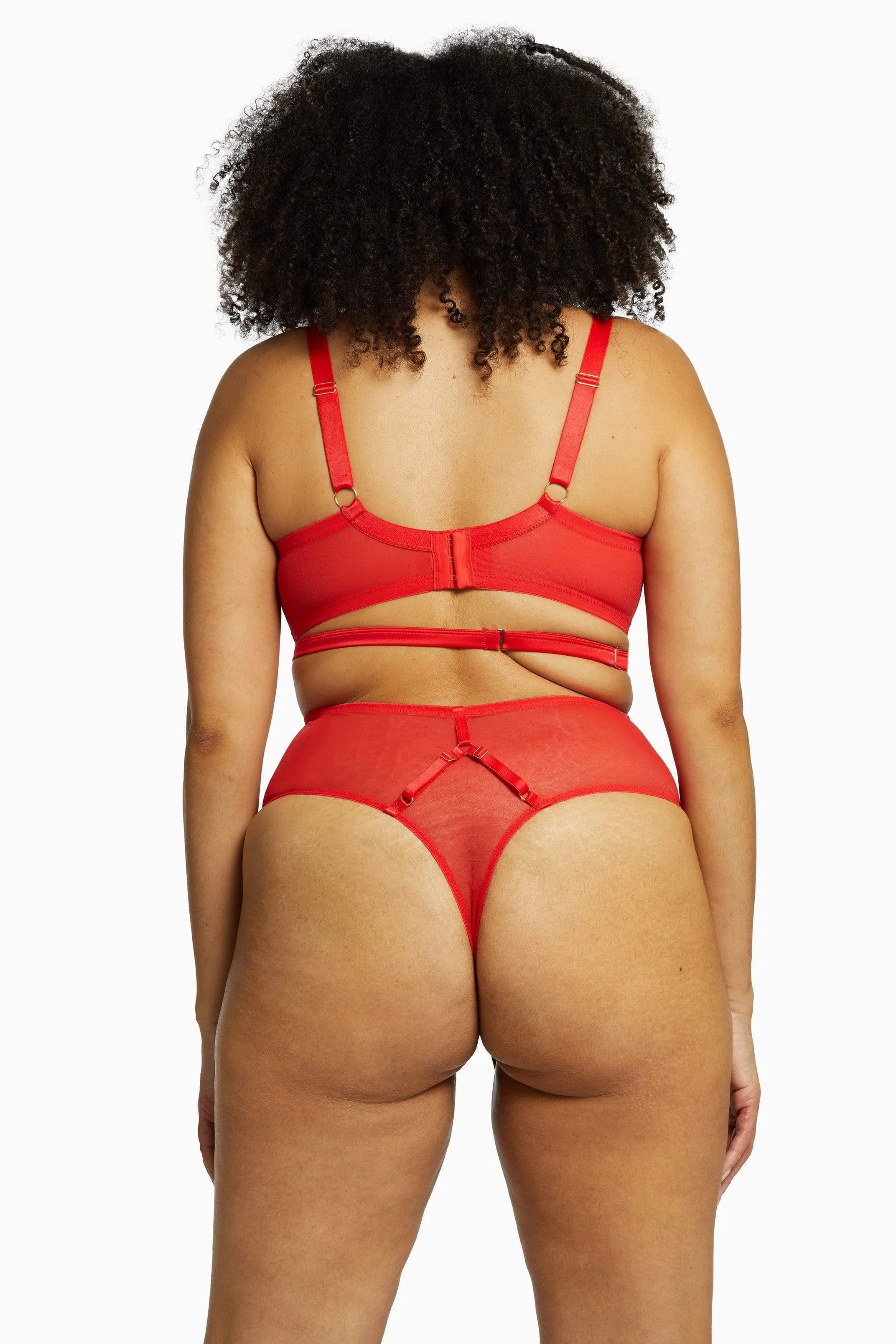 Playful Promises Madeleine Red Bondage Brief