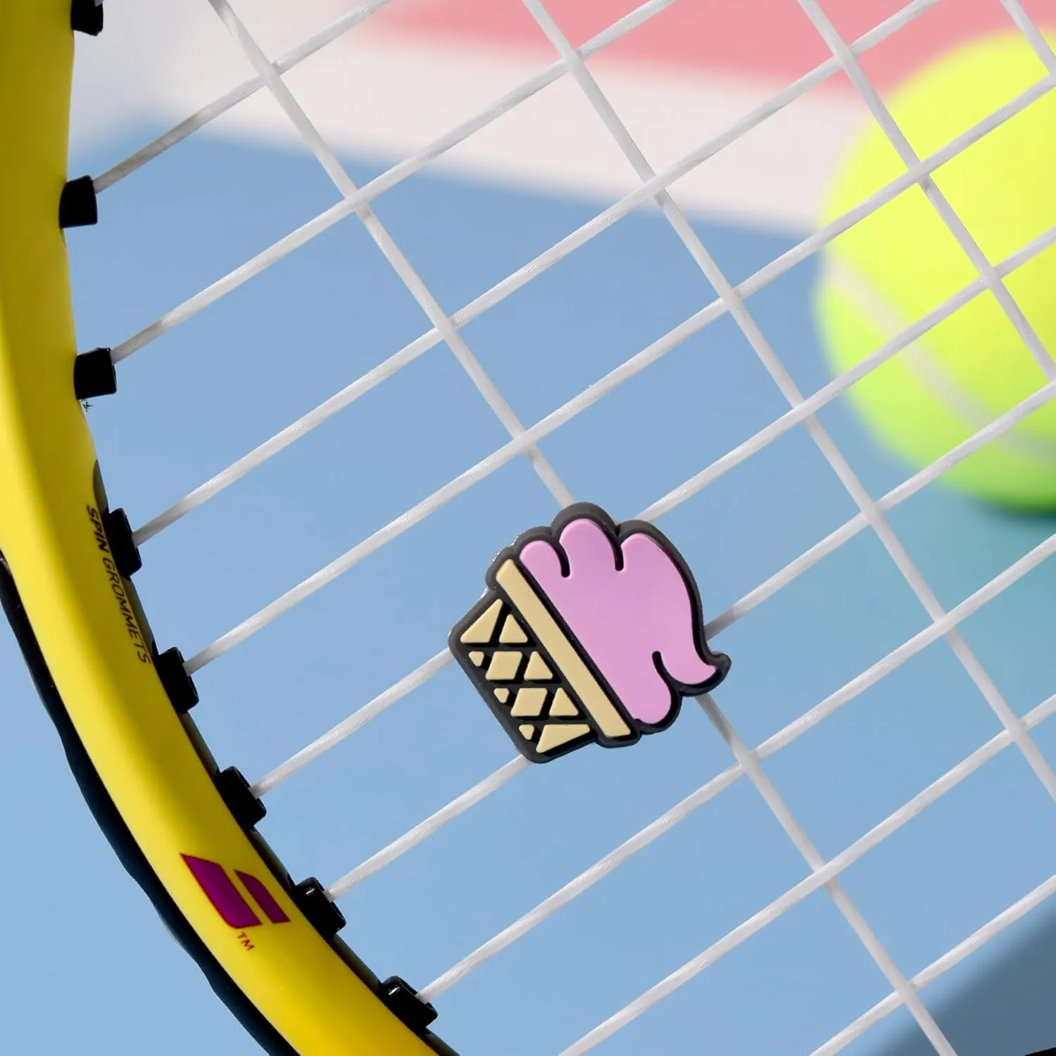 Racquet Inc. - Tennis Racket Vibration Dampeners - Shock Absorbing, Reduces String Vibration for Better Control & Comfort - Universal Fit for All Racquets - 2 Pack