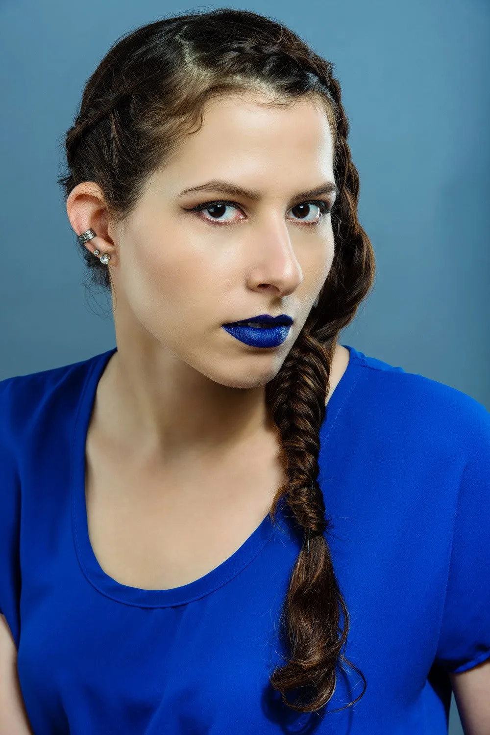 Royal Matte - Waterproof, smudge proof,  transfer proof,  and 24 hour stay BLUE Matte Liquid lipstick
