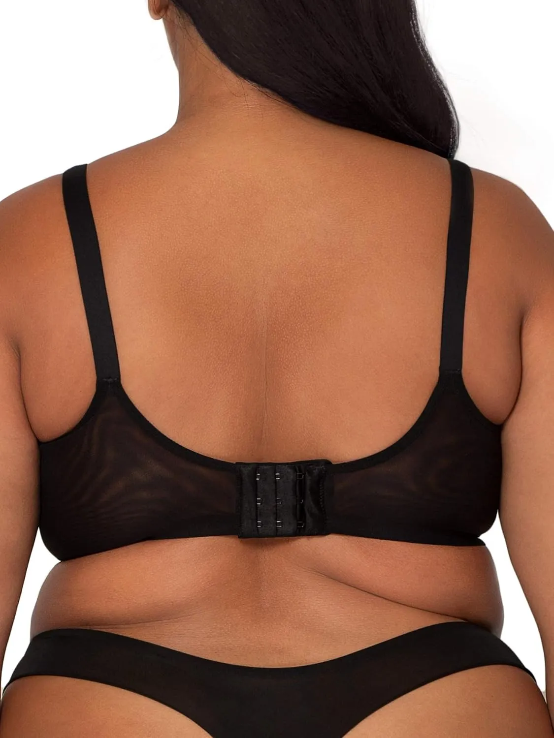 Smart & Sexy Sheer Mesh Demi Underwire Bra  Available in Single or 2-Pack, Flirty & Supportive