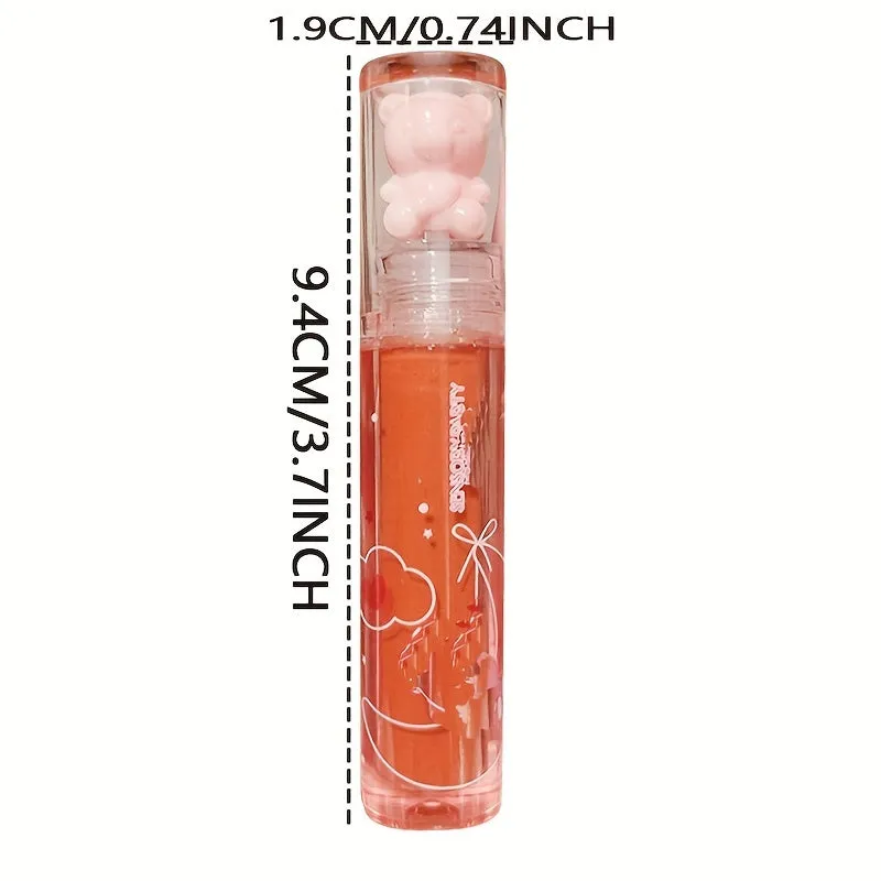 Sparkling Jelly Lips Longlasting Color  Cute Bear Design