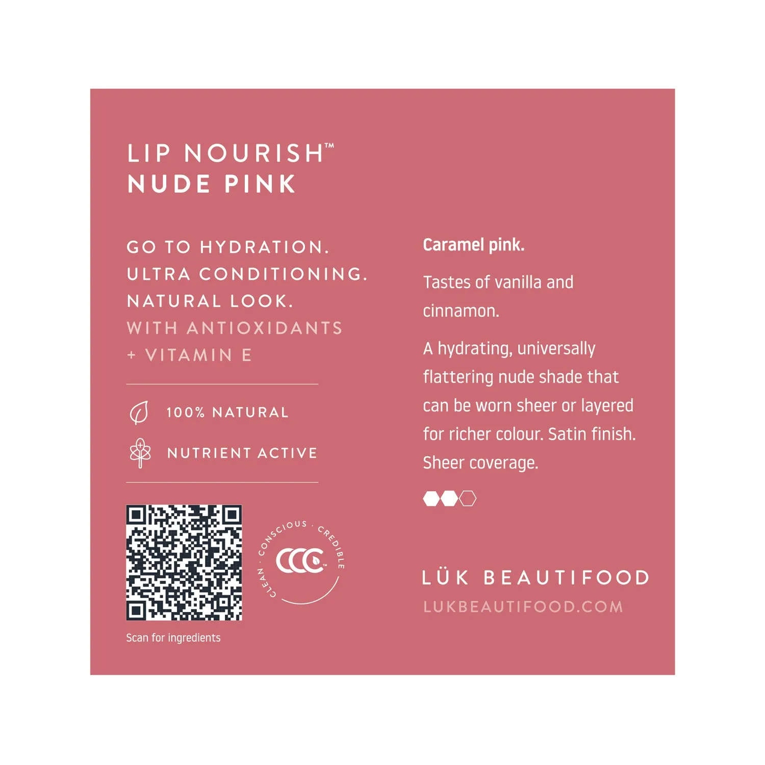 Tasting Pots: Sample Individual Lip Nourish™ Natural Lipstick Shades