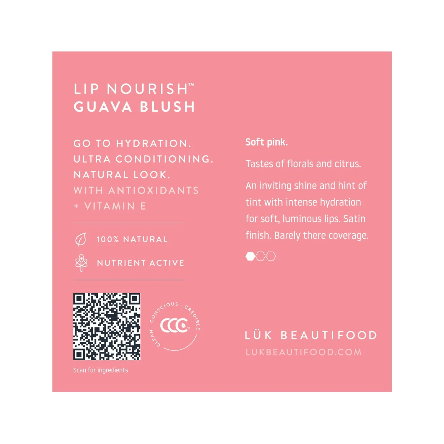 Tasting Pots: Sample Individual Lip Nourish™ Natural Lipstick Shades