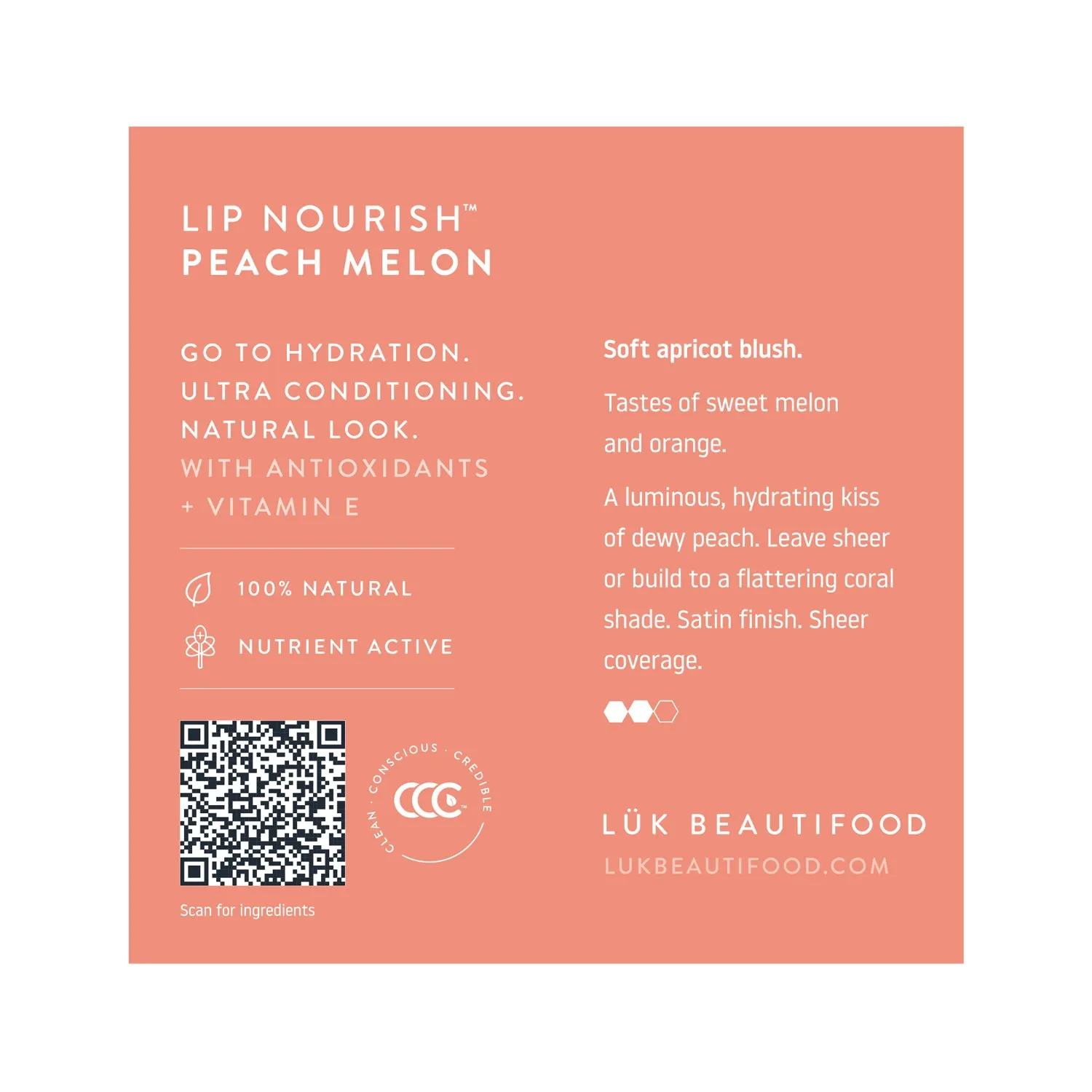 Tasting Pots: Sample Individual Lip Nourish™ Natural Lipstick Shades