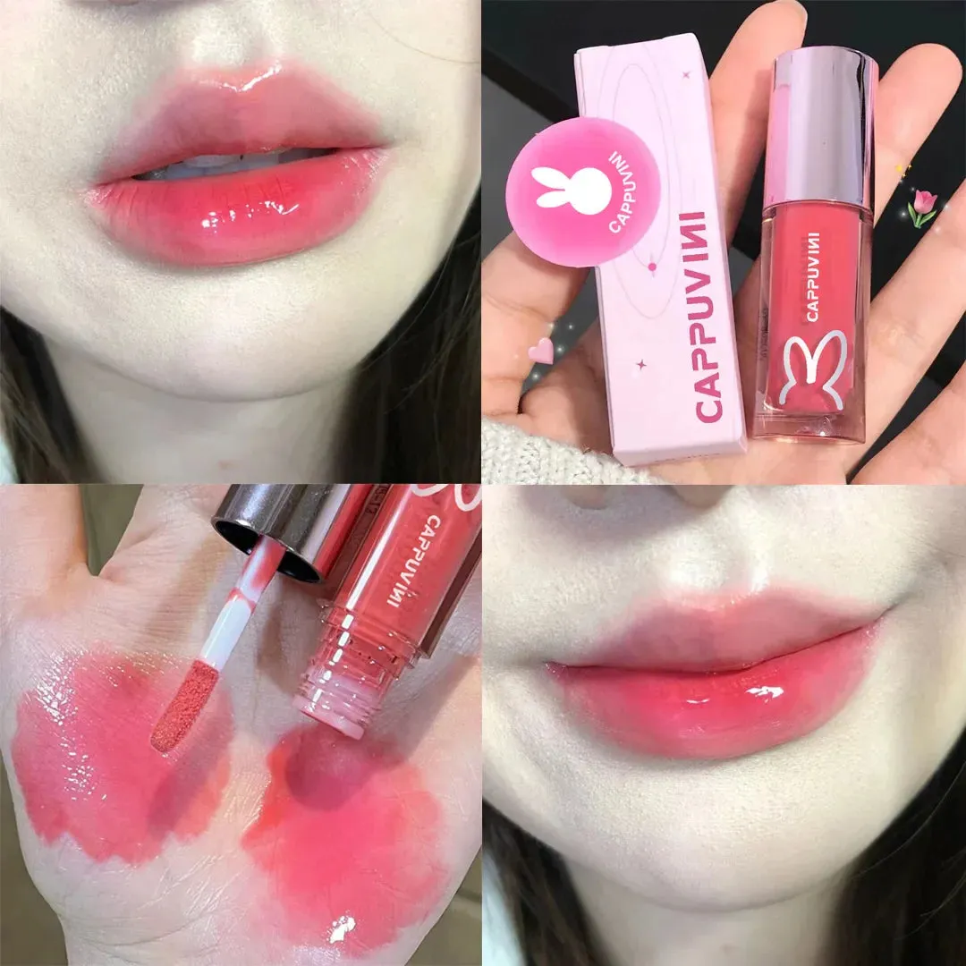 Toleet Christmas Thanksgiving gifts Winter Makeup Ideas Swamp Purple Mirror Water Lip Gloss Lip Glaze Transparent Glass Lip Oil Waterproof Liquid Lipstick Nude Brown Clear Tint Makeup