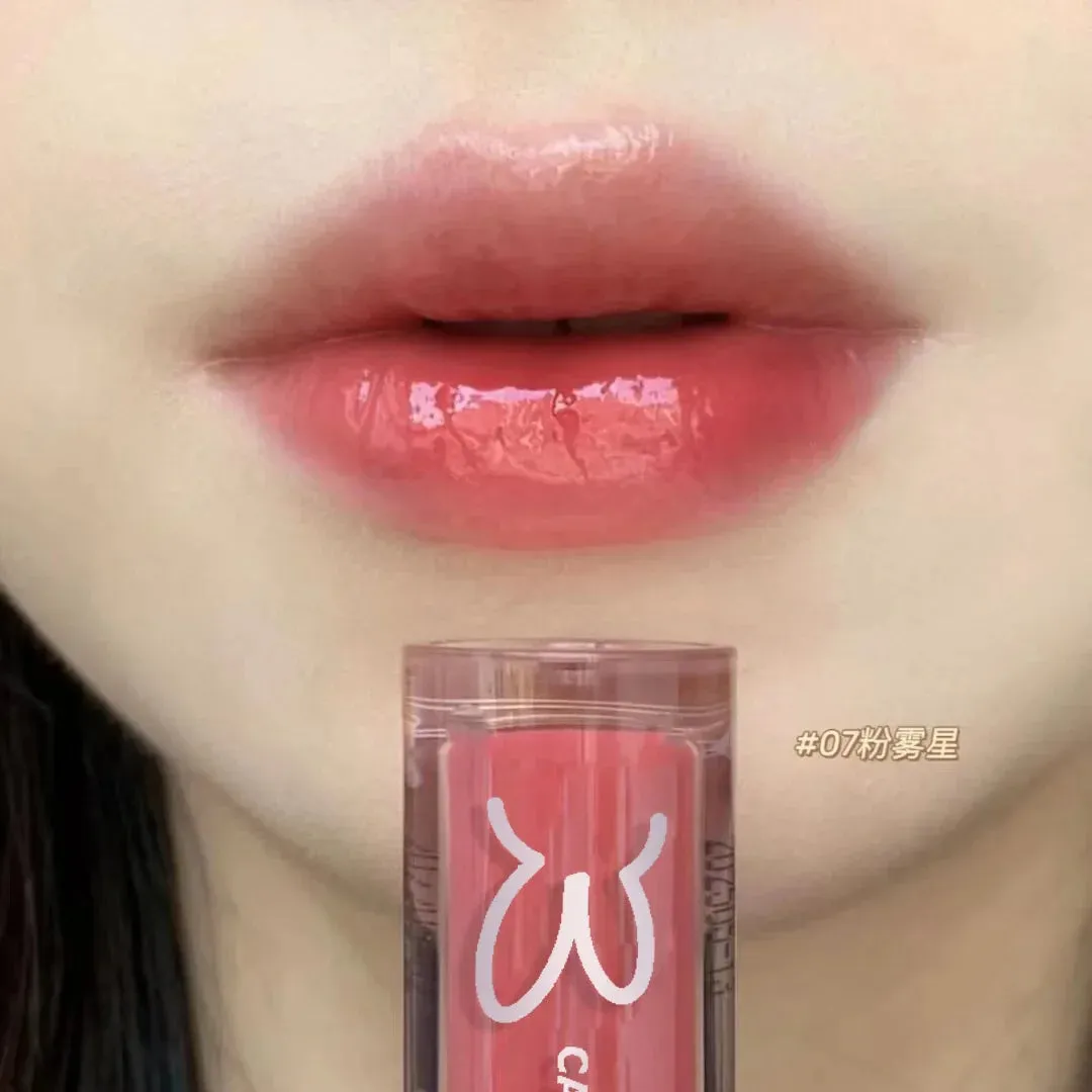 Toleet Christmas Thanksgiving gifts Winter Makeup Ideas Swamp Purple Mirror Water Lip Gloss Lip Glaze Transparent Glass Lip Oil Waterproof Liquid Lipstick Nude Brown Clear Tint Makeup