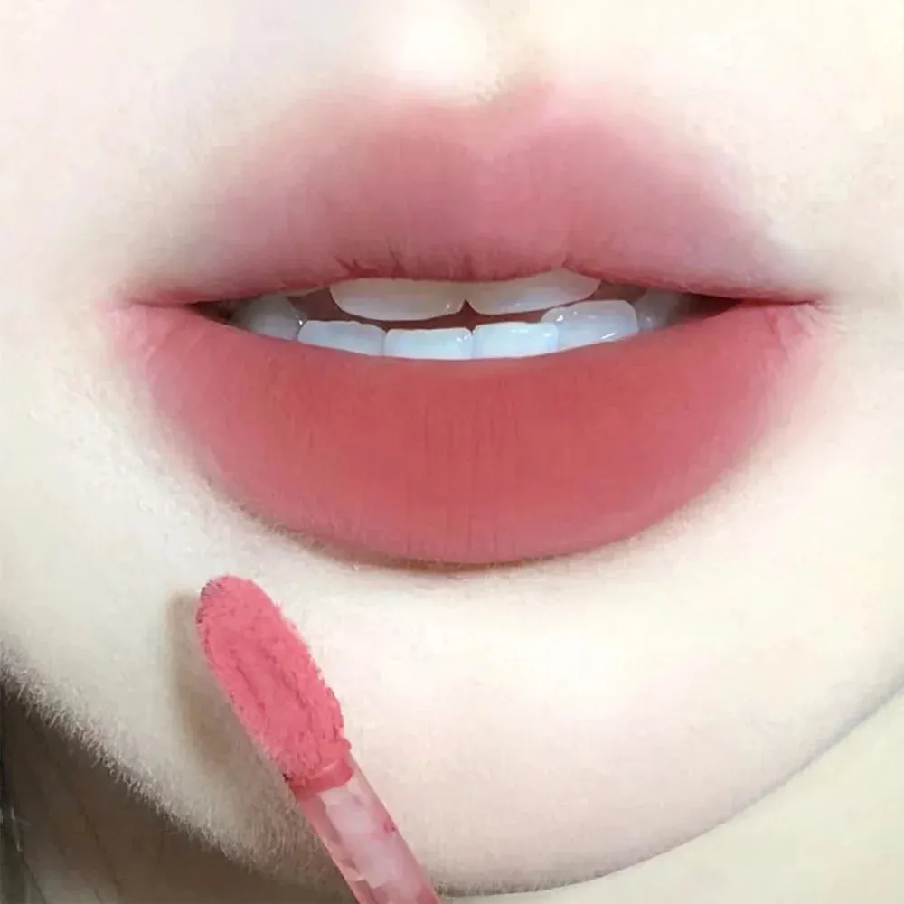 Toleet-Christmas/Thanksgiving Gift Winter Makeup Ideas 6 Color Brown Pink Lip Glaze Matte Liquid Lipstick Peach Pink Waterproof Velvet Nude Red Lip Mud Cheek Rouge Tint Cosmetics