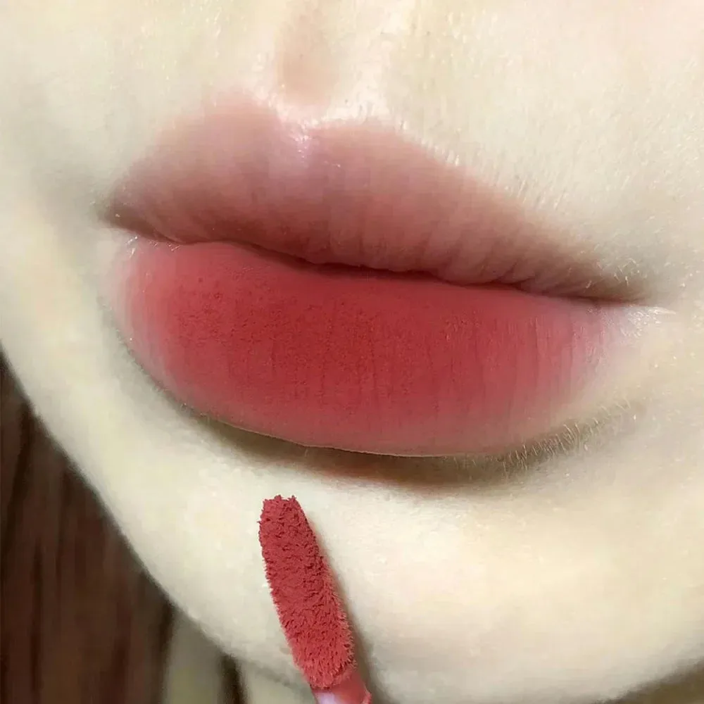Toleet-Christmas/Thanksgiving Gift Winter Makeup Ideas 6 Color Brown Pink Lip Glaze Matte Liquid Lipstick Peach Pink Waterproof Velvet Nude Red Lip Mud Cheek Rouge Tint Cosmetics