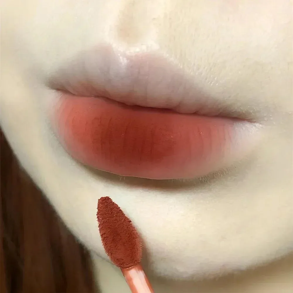 Toleet-Christmas/Thanksgiving Gift Winter Makeup Ideas 6 Color Brown Pink Lip Glaze Matte Liquid Lipstick Peach Pink Waterproof Velvet Nude Red Lip Mud Cheek Rouge Tint Cosmetics