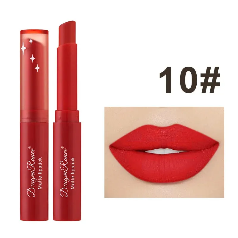 Toleet-Christmas/Thanksgiving Gift Winter Makeup Ideas Velvet Matte Lipstick Waterproof 12 Colors Lipgloss Beauty Cosmetics Lip Glaze Lipstick Pen Soft Mist Lipstick Lips Makeup