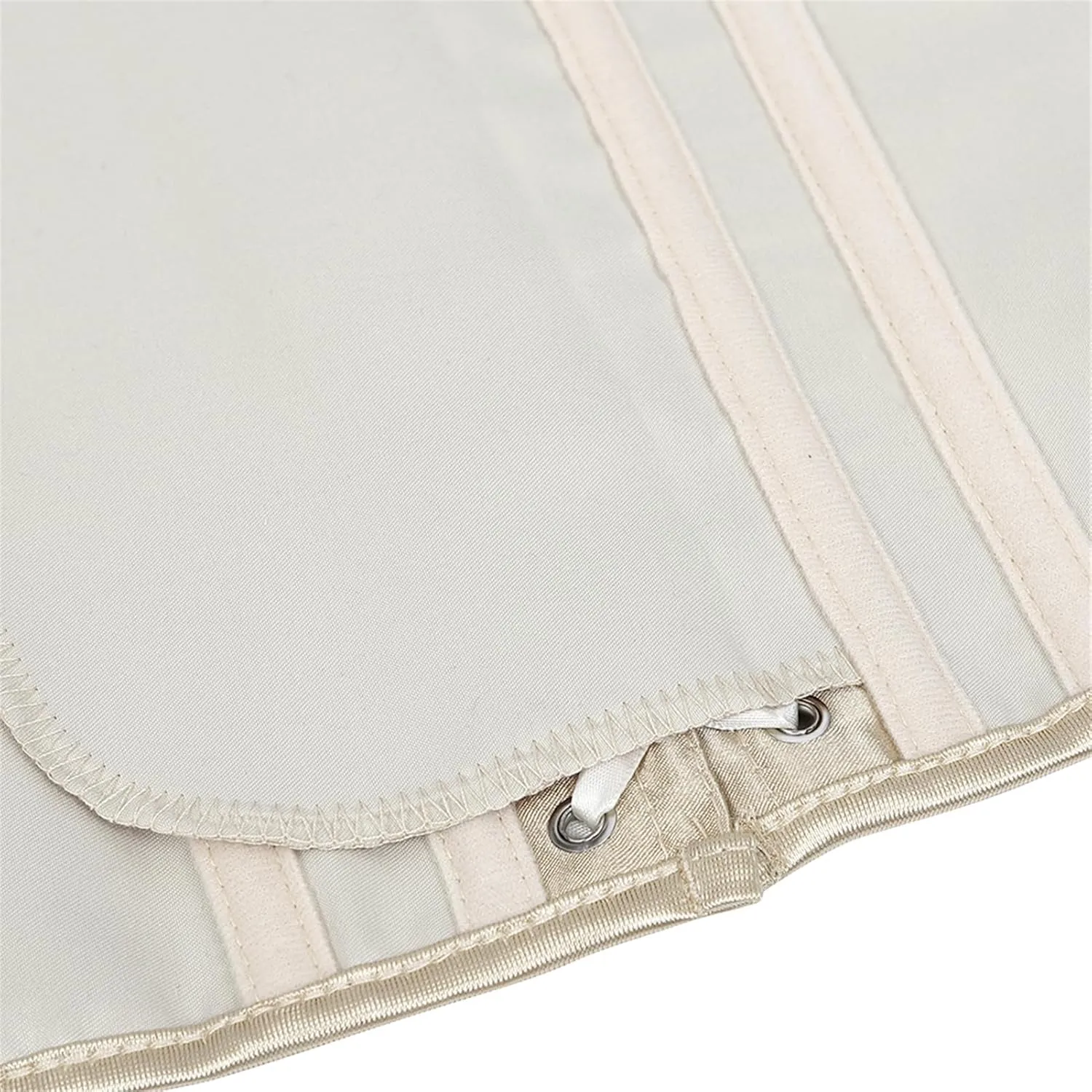 Zhitunemi Women's Satin Underbust Corset Bustier Waist Training Cincher Plus Size Corsets